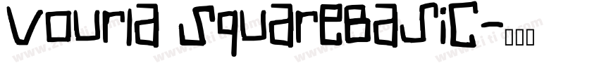 Vourla SquareBasic字体转换